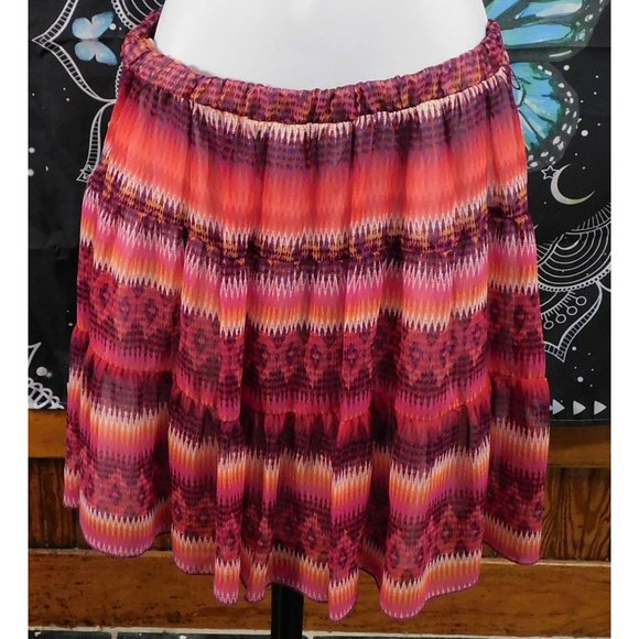 B-Wear Striped Sunset Skirt - Picture 1 of 3